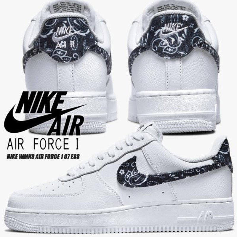 NIKE WMNS AIR FORCE 1 07 ESS white/black-white-wht dh4406-101