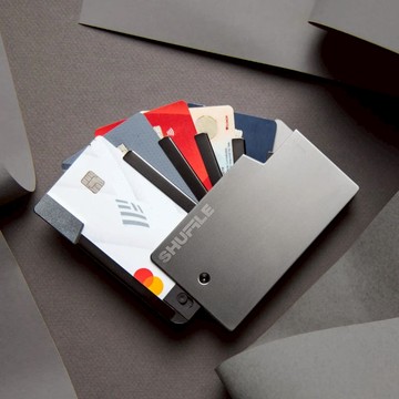 防盜快取隨行卡夾 ( 鈦 ) 原鈦色