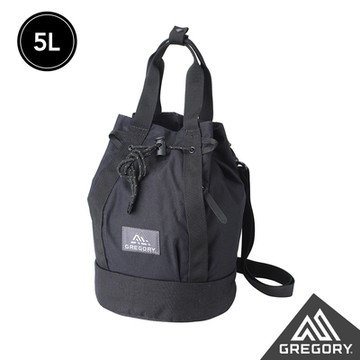 Gregory 官方旗艦 5L LADYBIRD 2WAY BUCKET兩用水桶包 時尚黑