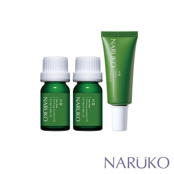 【NARUKO牛爾】茶樹神奇痘痘油10ml (2入組)+夜敷膜25gx1入(毛孔粉刺/抗痘)