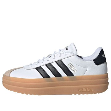 (WMNS) adidas VL Court Bold 'White Black Beige'