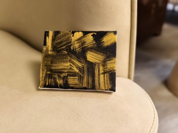 迷你掛畫/金色畫/無框畫/抽象畫/裝飾畫/色彩畫