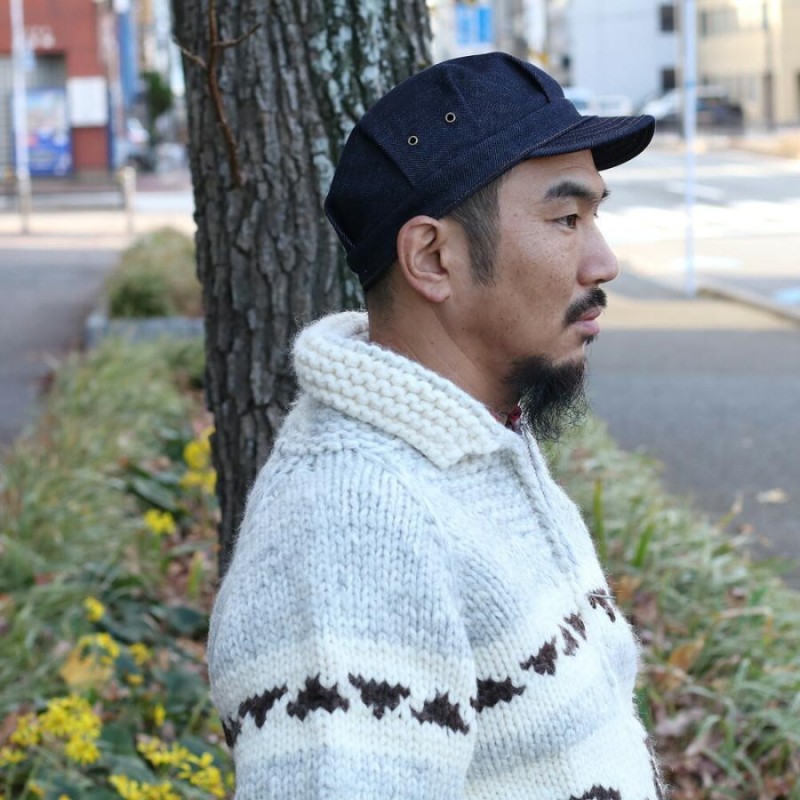 New York Hat Co ニューヨークハット DENIM STITCH ENGINEER CAP