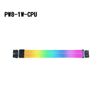 聯力 STRIMER WIRELESS 2*8PIN 無線版 CPU供電ARGB發光線 延長排線 需搭配控制器/PW8-1W-CPU