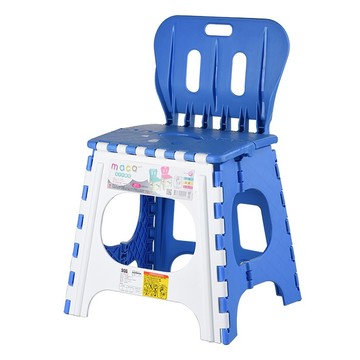 馬卡靠背摺疊椅 輕巧摺疊方便收納 堅固耐用承重力強 戶外休閒露營必備  粉色/藍色  1個