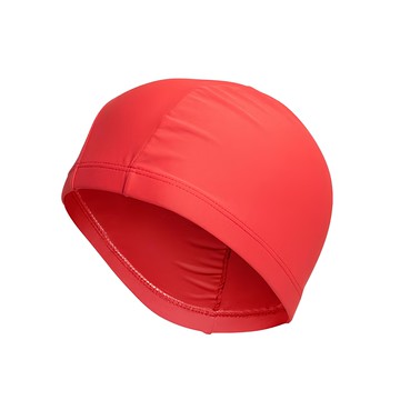 MADWAVE 萊卡泳帽 LYCRA  80%尼龍/20%萊卡，單一尺寸，中國製  紅色  1個