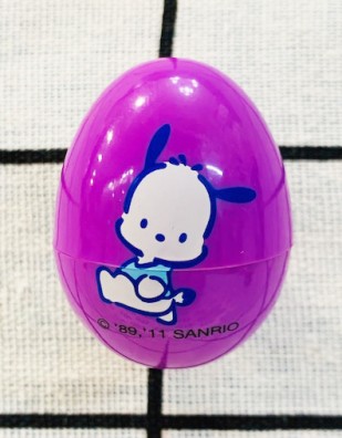 【震撼精品百貨】Pochacco 帕帢狗~三麗鷗帕帢狗~造型印章蛋~紫*56374