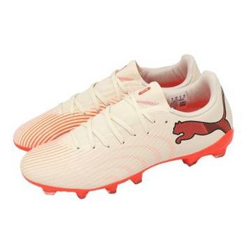Puma 足球釘鞋 Future 9 Play FG/AG 男鞋 米白 短草皮 浮雕紋 109170-01