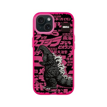 iPhone 15 Clear 粉漾桃 - 哥吉拉 Godzilla - 哥吉拉大時代