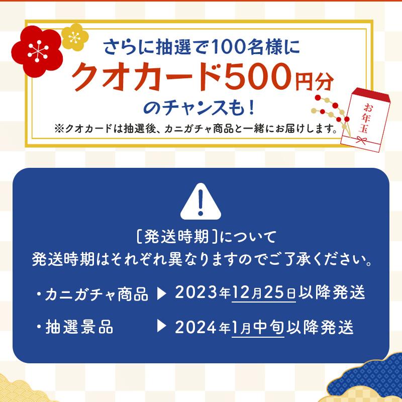 総額100万円相当の豪華景品が当たる！ カニガチャ カニ福袋 かに カニ 蟹 福袋 運試し福袋 ずわいがに タラバガニ 越前蟹 海鮮福袋 ギフト プレゼント