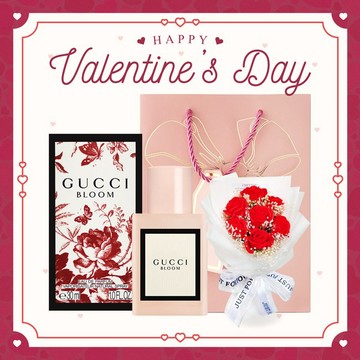 ⚡快速出貨｜【GUCCI 】愛你如初❤️花悅女性淡香精(30ml)含花束+禮袋(平輸版) 代印卡片 情人節禮物