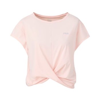 FILA 女短袖圓領T恤-粉色 5TEA-1110-PK