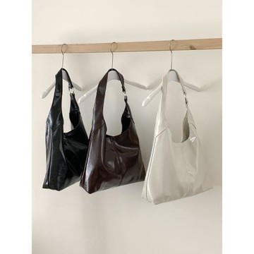 EMORRIN韓版高級感復古油蠟皮托特包新款小眾設計手提單肩包包女