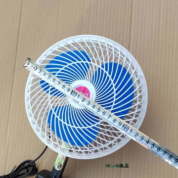 USB款搖頭風扇充電車載宿舍床頭上學習桌扇汽車大風力降溫器通用-Misaki精品