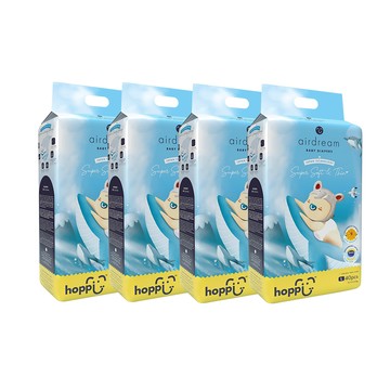 Hoppi - airdream 輕薄系列嬰兒尿布－黏貼型(L)－40片－4袋
