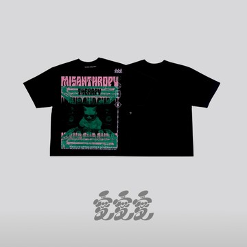 《🇰🇷KR SELECT 》【LUVLUVLUV】MT Short Sleeve Top Cat 貓咪圖像短袖上衣