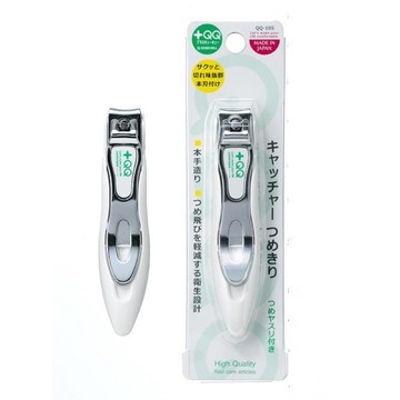 日本綠鐘 不鏽鋼防滑型指甲剪 /指甲刀QQ-105