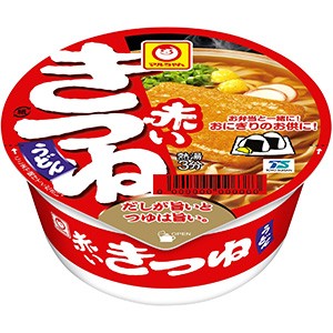 東洋水産 マルちゃん 赤いまめきつねうどん 41g×12入