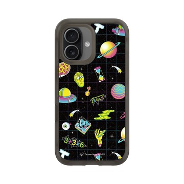 iPhone 17 AirX 本質黑 - 瑞克和莫蒂 Rick and Morty - 太空圖鑑