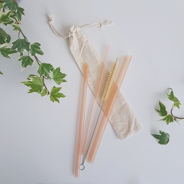 限時優惠-FunXinストロ放心生醫級環保吸管-透亮珊瑚-單支