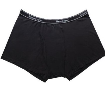 ├登山樂┤台灣MOUNTNEER 山林 男排汗開洞四角內褲 黑 #11K77-01