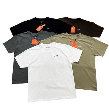 出口北美 高品質好貨YLA高克重彈力棉健身短袖 休閑運動潮流T恤