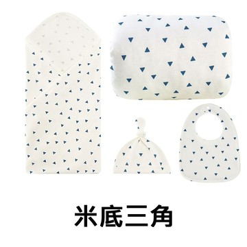 【麗嬰房les enphants】Kori Deer可莉鹿北歐風米底三角嬰兒萬用包巾超值彌月禮盒組｜官方旗艦店｜彌月禮盒｜新生兒禮物｜滿月禮