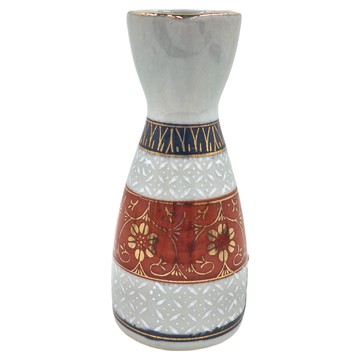 佐和陶瓷 金赤線紋德利 130ml  1個  N/A