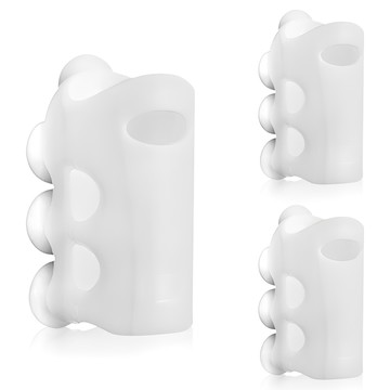 Starium 吸盤式蓮蓬頭掛架  4*5*7cm  白色