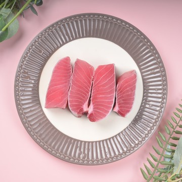 大目/黃鰭 鮪魚腹排－6包組（250g/4-6塊/包）