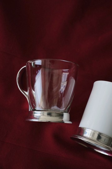 Royal Pewter錫器tea cup透明茶杯