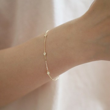 十四行詩｜金緞星影漫語手鍊 S925銀 梧桐好物嚴選