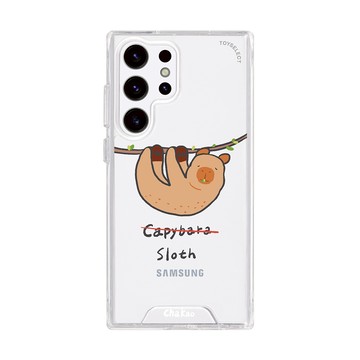 【插畫家聯名】查高插畫水豚當樹懶防摔透明SAMSUNG手機殼