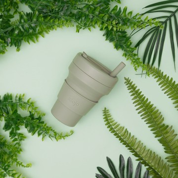 [新色上市] 吸攜杯 16oz / 473ml 二入 - 紐約Tribeca限定版 (共5種) 珊瑚紅+鋼鐵藍