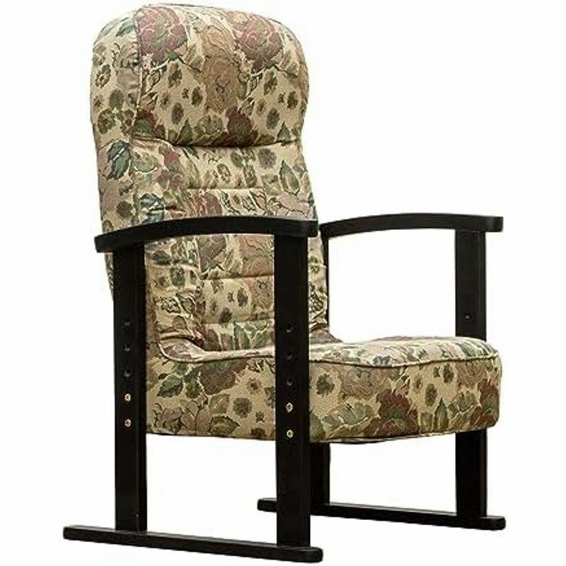 低反発入り高座椅子　フラワー 低反発入り高座椅子 フラワー