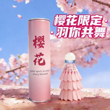 ✨臺灣出貨✨6只裝櫻花粉色彩色幸運草室內室外耐打王穩定型防風女生款羽毛球