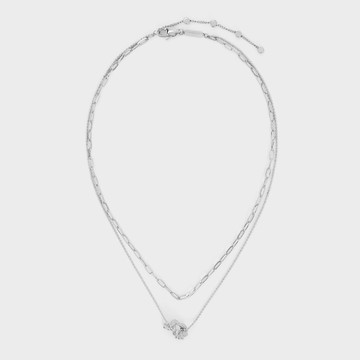 Sable 扭結雙層項鍊