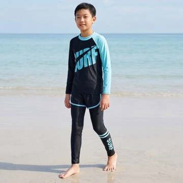 夏之戀 LOVETEEN KIDS 男童長袖長褲二件式泳衣 K25808