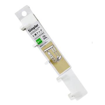 asdfkitty*日本SURUGA 磁吸式5連掛勾-耐重200g-可吸在冰箱.大門-正版商品