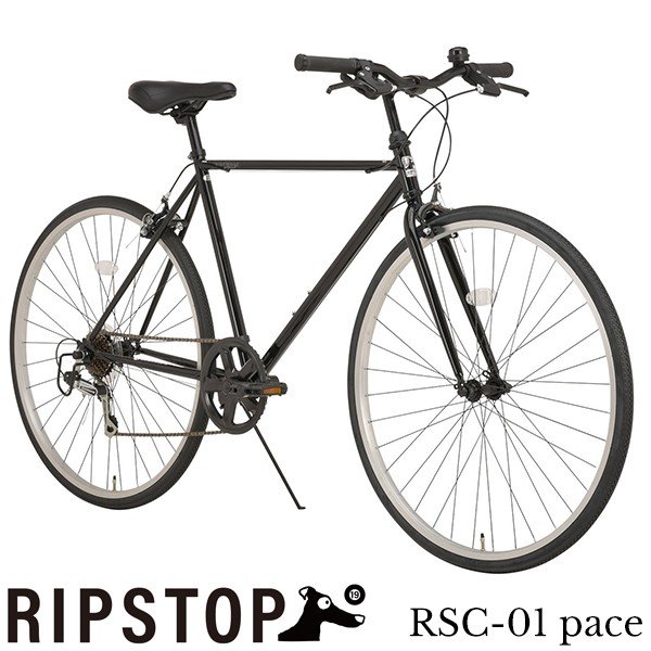 クロスバイク 27インチ 軽量 自転車 7段変速 アルミ製グリップエンド RIPSTOP RSC-01 pace 初心者 女性 通勤 通学 通販  LINEポイント最大0.5%GET | LINEショッピング