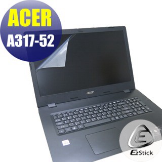 EZstick ACER Aspire A317-52 適用 靜電式筆電LCD液晶螢幕貼 17吋寬 螢幕貼