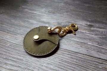 GOGORO EC-05  Ai-1 AI-3 機車鑰匙皮套－全包覆款－磨砂綠