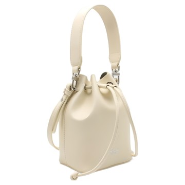 St Scott Lillian迷你水桶包 時尚經典可調節肩背包  18.5 x 12 x 10cm  奶油白