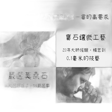 MoonDy 高貴 時尚 名牌精品 手飾 女朋友禮物 貴婦 鑽戒 仿真鑽石 001