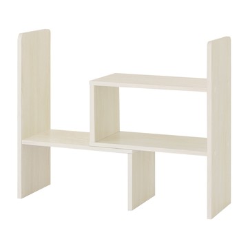 《HOPMA》多功能百變伸縮書架 台灣製造 層架 置物架 電腦架 主機架 螢幕增高架 展示架 鍵盤收納架 桌上架-白櫻桃