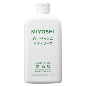 MIYOSHI 石鹼 無添加液態皂沐浴乳  400ml  1瓶