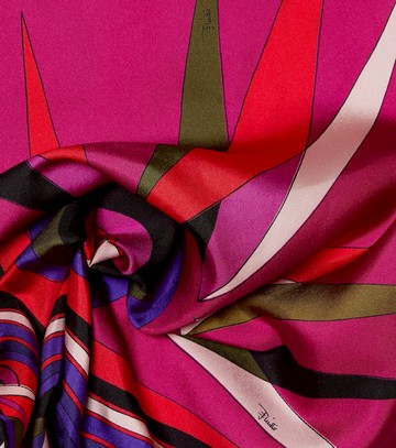 Pucci Hawaii silk twill scarf
