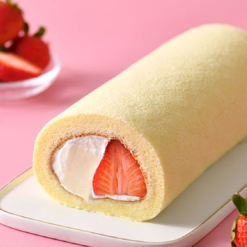 草莓奶凍捲【冷藏/蛋奶素】