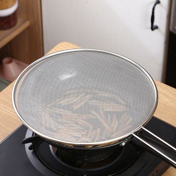 晴晴媽咪❤304不鏽鋼 防噴油網 防油噴網 防油噴鍋蓋 304不銹鋼防油濺網 防油網罩 防油爆 可立式防油噴網防油濺網3