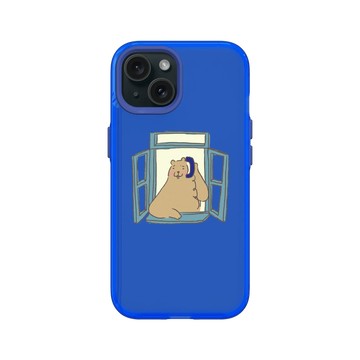 iPhone 15 Clear 激光藍 - 咻咻熊 XiuXiubear - 你才是笨蛋吧